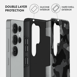 Burga Samsung Galaxy S25 Ultra Skal Tough Night Black Camo