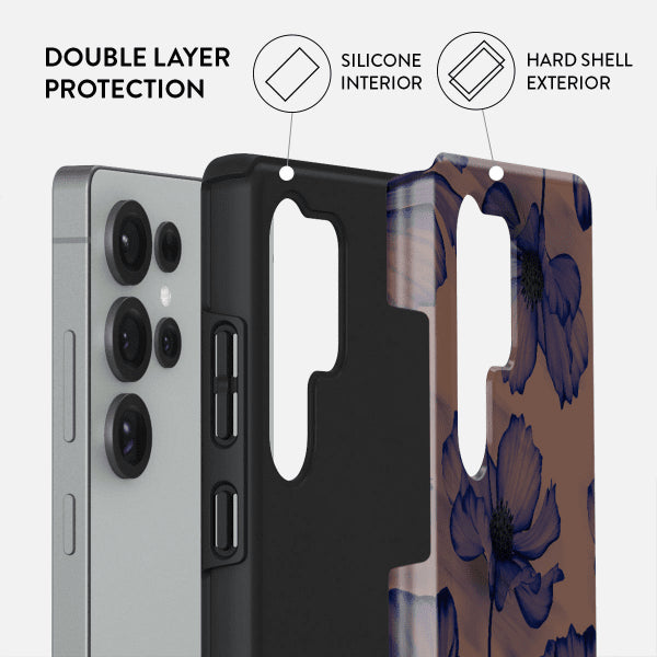 Burga Samsung Galaxy S25 Skal Tough Velvet Night
