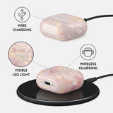 Burga AirPods 4 Skal Design Golden Coral