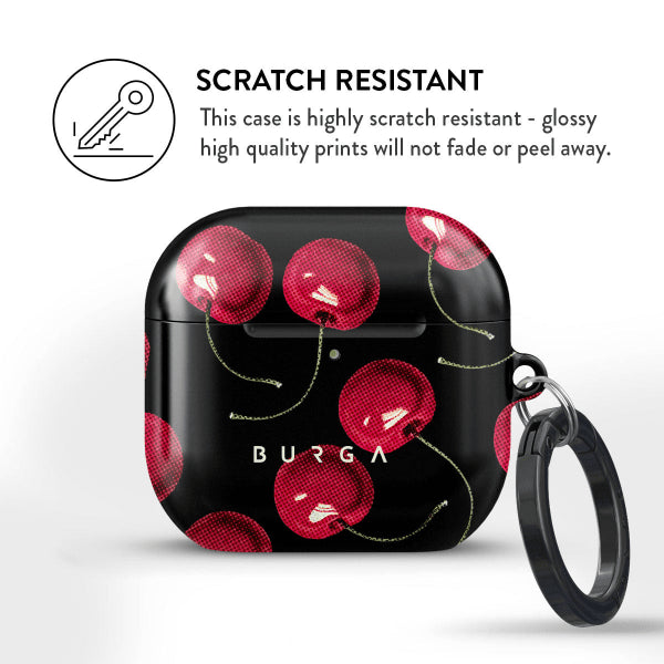 Burga AirPods 4 Skal Design Cherrybomb