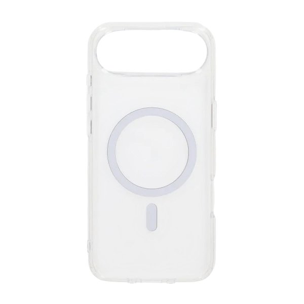 iPhone Air Skal TPU MagSafe Vit Transparent