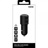Unisynk 2x USB-A Billaddare 24W