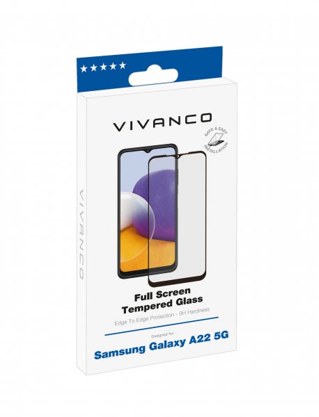 Vivanco Samsung Galaxy A22 5G Skärmskydd Full Screen