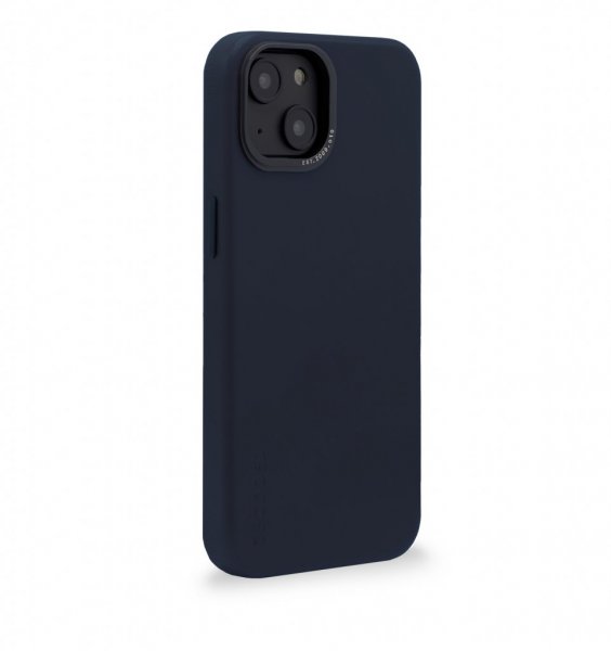 Decoded iPhone 14 Skal Leather Backcover Navy