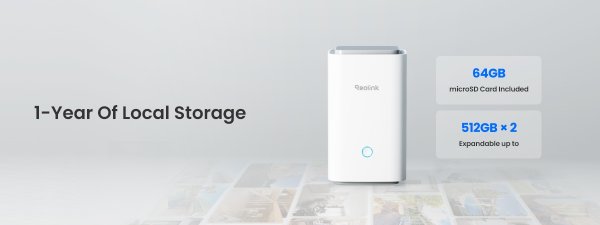 Reolink Home Hub med 2xArgus 3E Trådlöst övervakningssystem