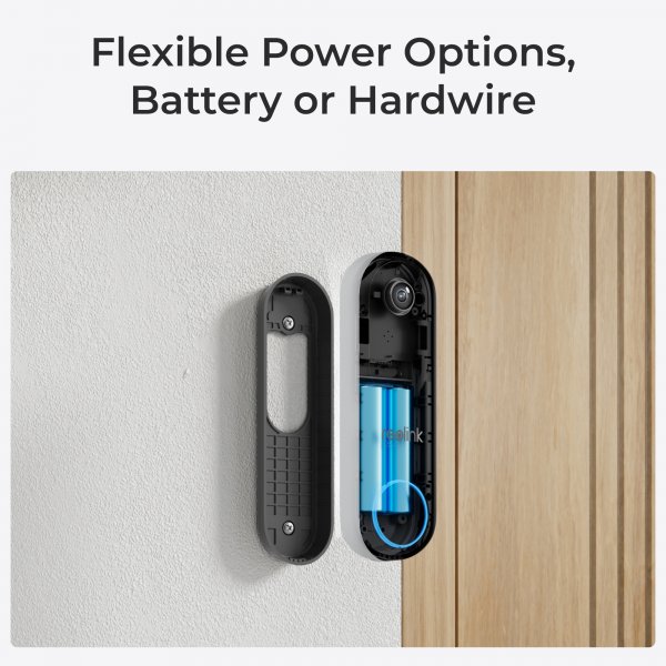 Reolink Video Doorbell Smart Videodörrklocka 2K Wi-Fi Vit