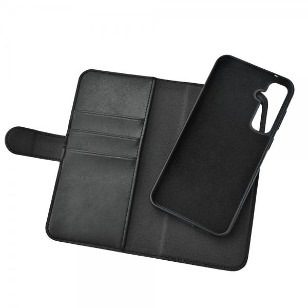 Essentials Samsung Galaxy S23 FE Fodral 2-in-1 Vegan Leather Svart