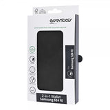 Essentials Samsung Galaxy S24 FE Fodral 2-in-1 Vegan Leather Svart