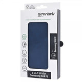 Essentials Samsung Galaxy S24 FE Fodral 2-in-1 Vegan Leather Blå
