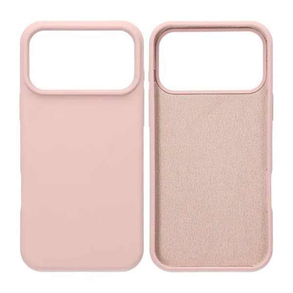 iPhone 17 Pro Max Skal Liquid Silicone Rosa