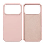 iPhone 17 Pro Max Skal Liquid Silicone Rosa