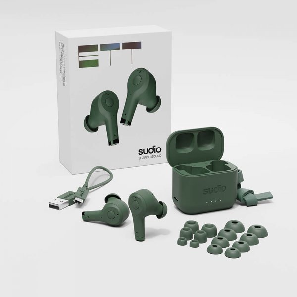 Sudio Hörlurar Ett In-Ear TWS ANC Grön