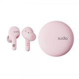 Sudio Hörlurar In-Ear A2 True Wireless ANC Rosa