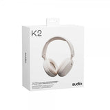 Sudio Hörlurar K2 Wireless ANC Over-Ear Vit