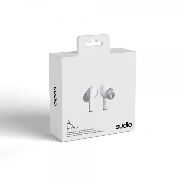 Sudio Hörlurar A1 Pro True Wireless ANC Vit