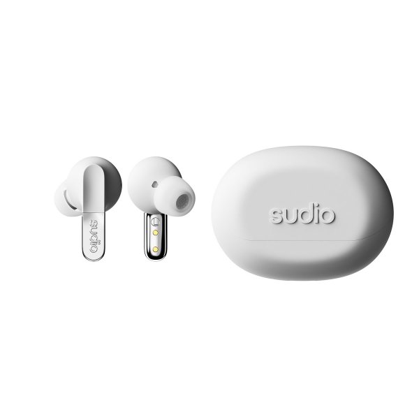 Sudio Trådlösa Hörlurar N3 Pro ANC Chrome White