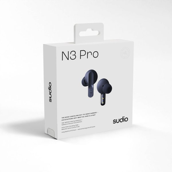 Sudio Trådlösa Hörlurar N3 Pro ANC Midnight Navy