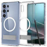 Spigen Samsung Galaxy S25 Ultra Skal Ultra Hybrid S MagFit Clear White