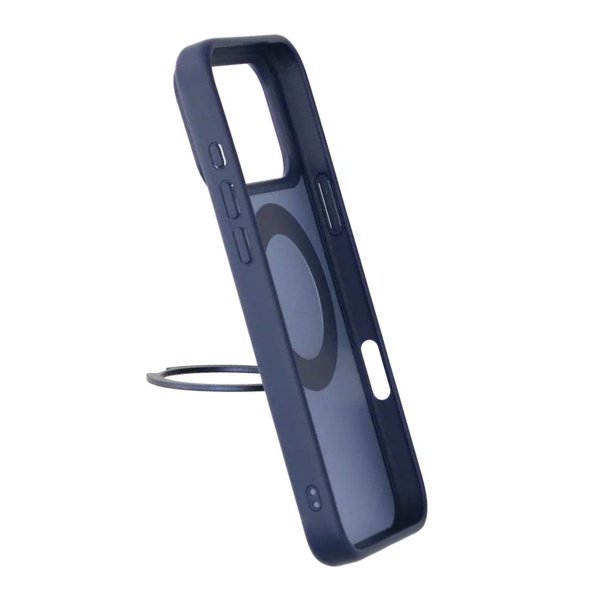 iPhone 17 Pro Max Skal Roterbart MagSafe Stativ Blå