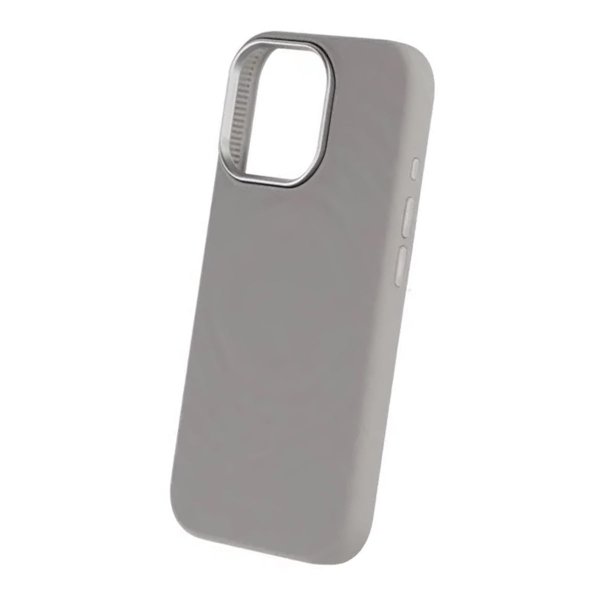 iPhone 17 Skal Silikon MagSafe Ljusgrå
