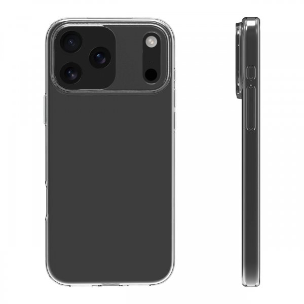 X2O iPhone 17 Pro Max Skal Soft Clear Cover Transparent