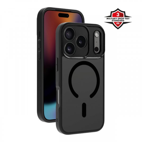 X2O iPhone 17 Pro Skal Mag Frosted Svart