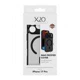 X2O iPhone 17 Pro Skal Mag Frosted Svart