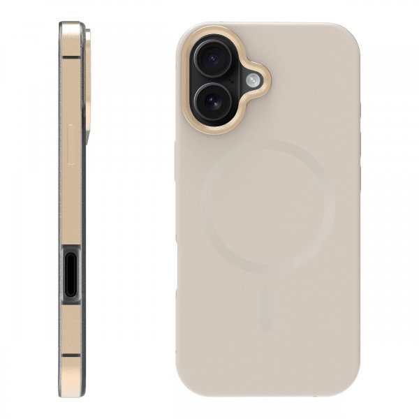 X2O iPhone 17 Skal Mag Metal Guld
