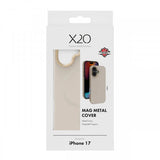 X2O iPhone 17 Skal Mag Metal Guld