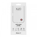 X2O iPhone 17 Skal Soft Clear Cover Transparent