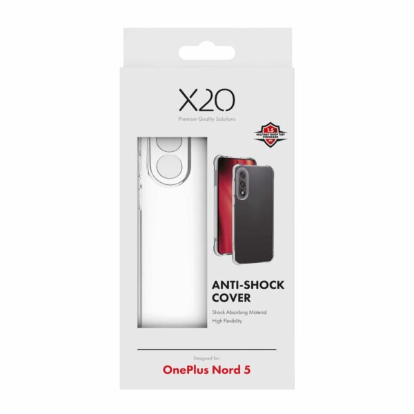 X2O OnePlus Nord 5 Skal Anti-Shock Transparent