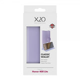 X2O Honor 400 Lite Fodral Classic Wallet Lavender