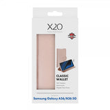X2O Samsung Galaxy A36/Galaxy A56 Fodral Classic Wallet Roseguld