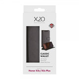 X2O Honor X5c Plus Fodral Classic Wallet Svart