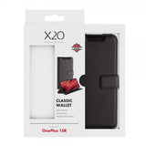 X2O OnePlus 15R Fodral Classic Wallet Svart