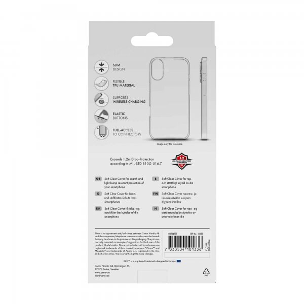X2O Samsung Galaxy A57 Skal Soft Clear Cover Transparent