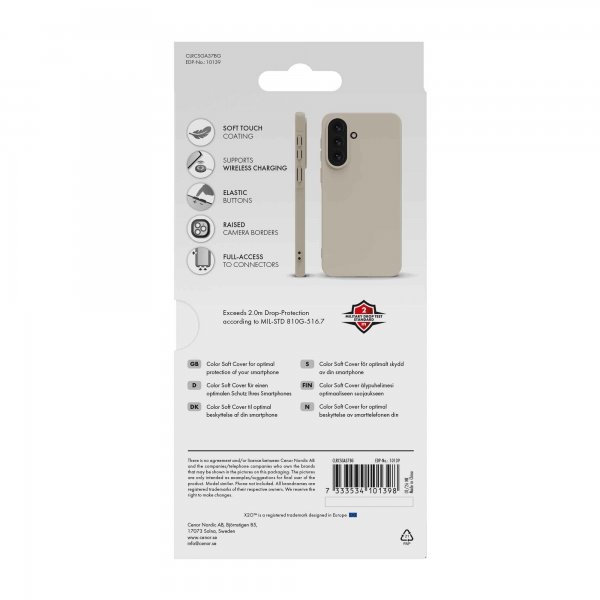 X2O Samsung Galaxy A37 Skal Color Soft Beige