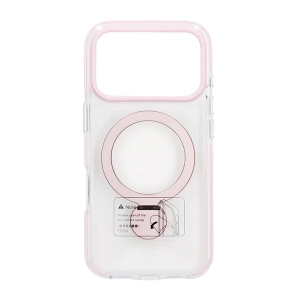 iPhone 17 Pro Skal Ringstativ MagSafe Rosa