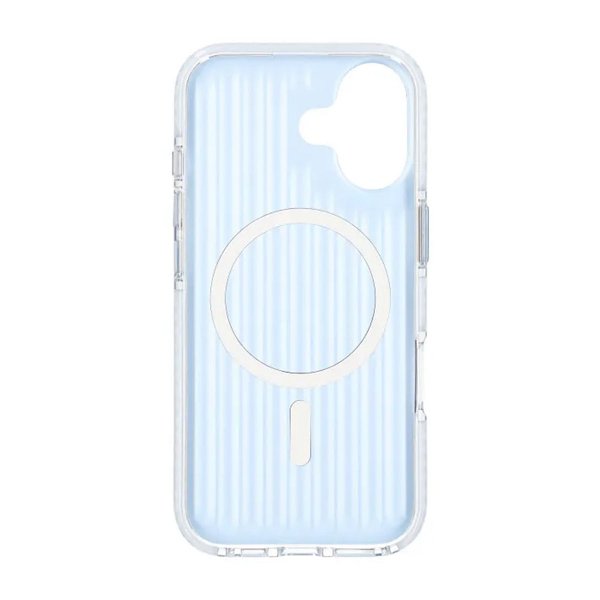 iPhone 17 Skal Korrugerad MagSafe Ljusblå
