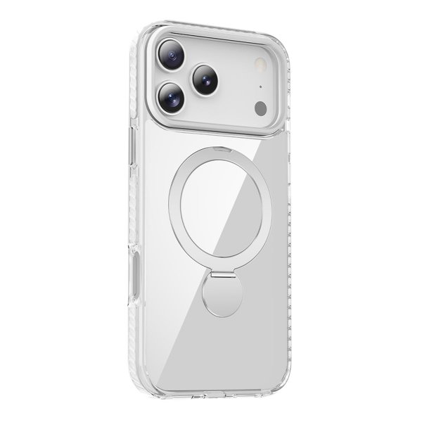 iPhone 17 Pro Max Skal Ringstativ MagSafe Transparent