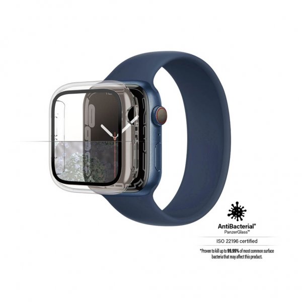 PanzerGlass Apple Watch 45mm Skal med Skärmskydd Full Body Transparent