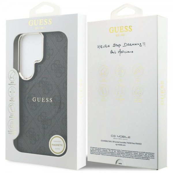 Guess Samsung Galaxy S26 Ultra Skal 4G Embossed MagSafe Svart