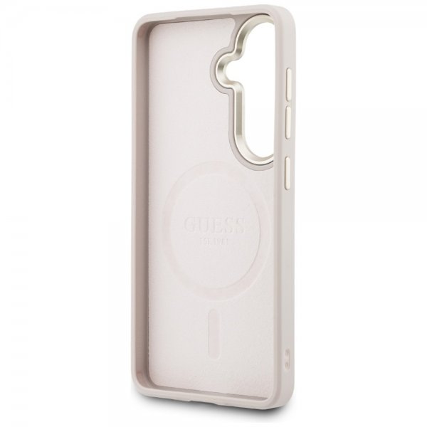 Guess Samsung Galaxy S26 Skal 4G Embossed MagSafe Rosa