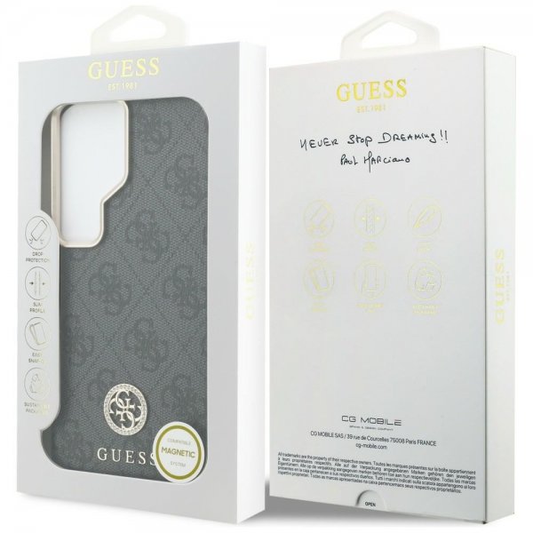 Guess Samsung Galaxy S26 Ultra Skal 4G Round MagSafe Svart