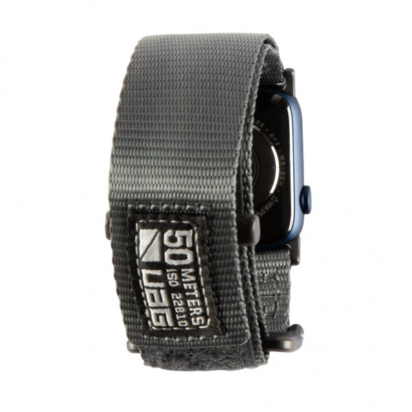 Urban Armor Gear (UAG) Apple Watch 44/45/46mm/Apple Watch Ultra Armband Active Strap LE Mörkgrå