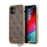 Guess iPhone 12 Mini Skal 4G Charms Brun