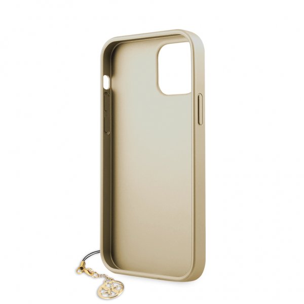 Guess iPhone 12 Mini Skal 4G Charms Brun