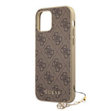 Guess iPhone 12 Pro Max Skal 4G Charms Brun