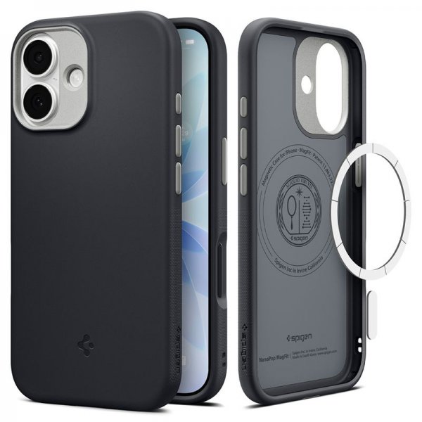 Spigen iPhone 17 Skal Nano Pop MagFit Black Sesame