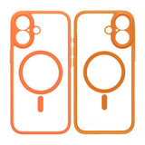 iPhone 17 Skal Kamerasarg MagSafe Orange Transparent